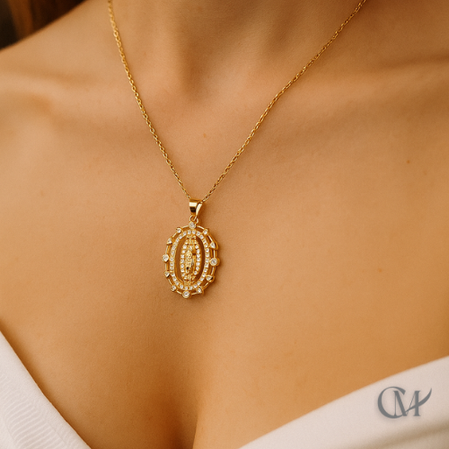 Virgin of Guadalupe in 18K Gold – Handcrafted Edition