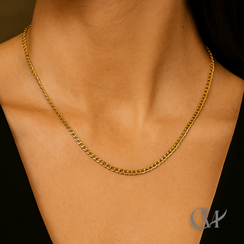 Gold Curb Chain